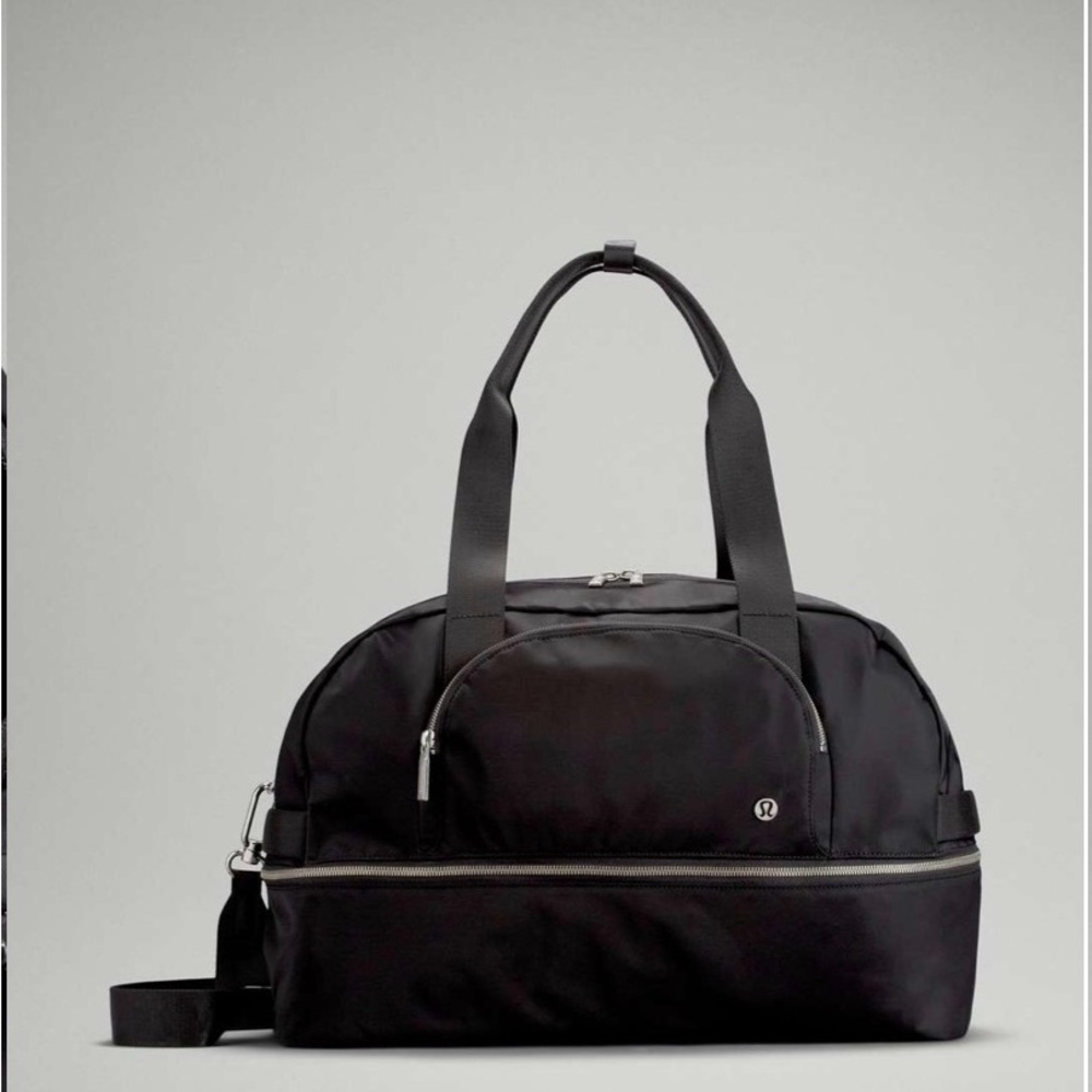 lululemon athletica Black Duffel Bag